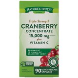 Nature's Truth Triple Strength Cranberry Concentrate 15,000 mg plus Vitamin C, 90 CT, thumbnail image 1 of 4