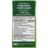 Nature's Truth Turmeric Curcumin Softgels, 1600 mg, 60 CT, thumbnail image 3 of 4