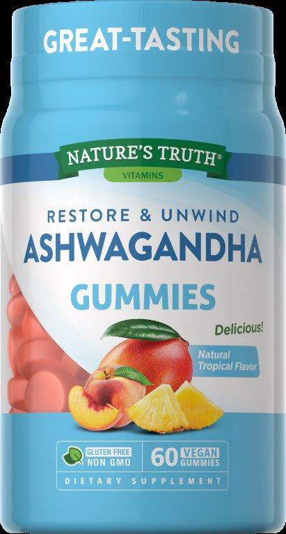 Nature's Truth Restore & Unwind Ashwagandha Gummies, 60 Ct , CVS