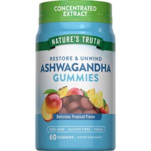 Nature's Truth Restore & Unwind Ashwagandha Gummies, 60 Ct , CVS