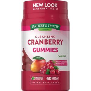 Nature's Truth Cleansing Cranberry Gummies, 60 Ct , CVS