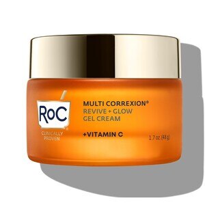 RoC Multi Correxion Brightening Anti-Aging Gel Moisturizer for Face with Vitamin C, Dermatologist Tested for Dark Spots & Uneven Tone, 1.7 OZ