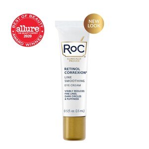 RoC Retinol Correxion Anti-Wrinkle + Firming Eye Cream for Dark Circles & Puffy Eyes, Dermatologist Tested, 0.5 OZ