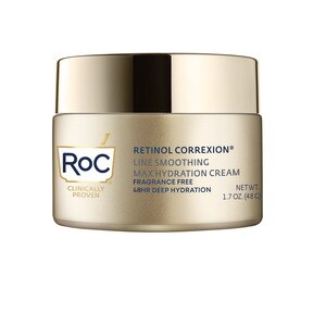 ROC Retinol Correxion Line Smoothing Max Hydration Cream Fragrance Free, 1.7 OZ