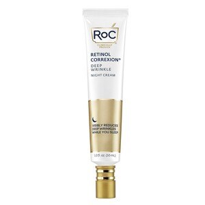 RoC Retinol Correxion Anti-Aging + Firming Night Face Moisturizer, Dermatologist Tested, 1 OZ