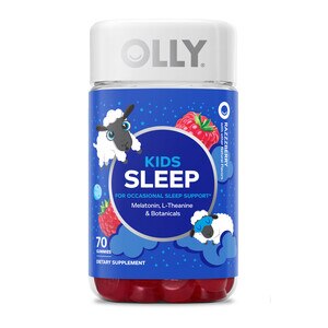 OLLY Kids Sleep Gummies, Raspberry, 70 Ct , CVS