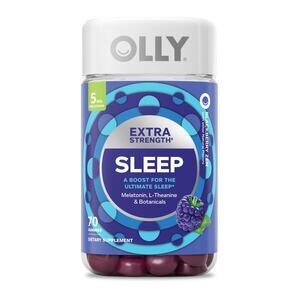 OLLY Extra Strength Sleep Gummies, 5mg Melatonin, Blackberry Mint, 70 Ct , CVS