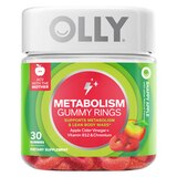 Olly Metabolism Gummy Rings Snappy Apple Flavor, 30 CT, thumbnail image 1 of 6