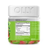 OLLY Fiber Gummy Rings, FOS, 5 g Prebiotic - Strawberry Watermelon Flavor, 50CT, thumbnail image 3 of 5