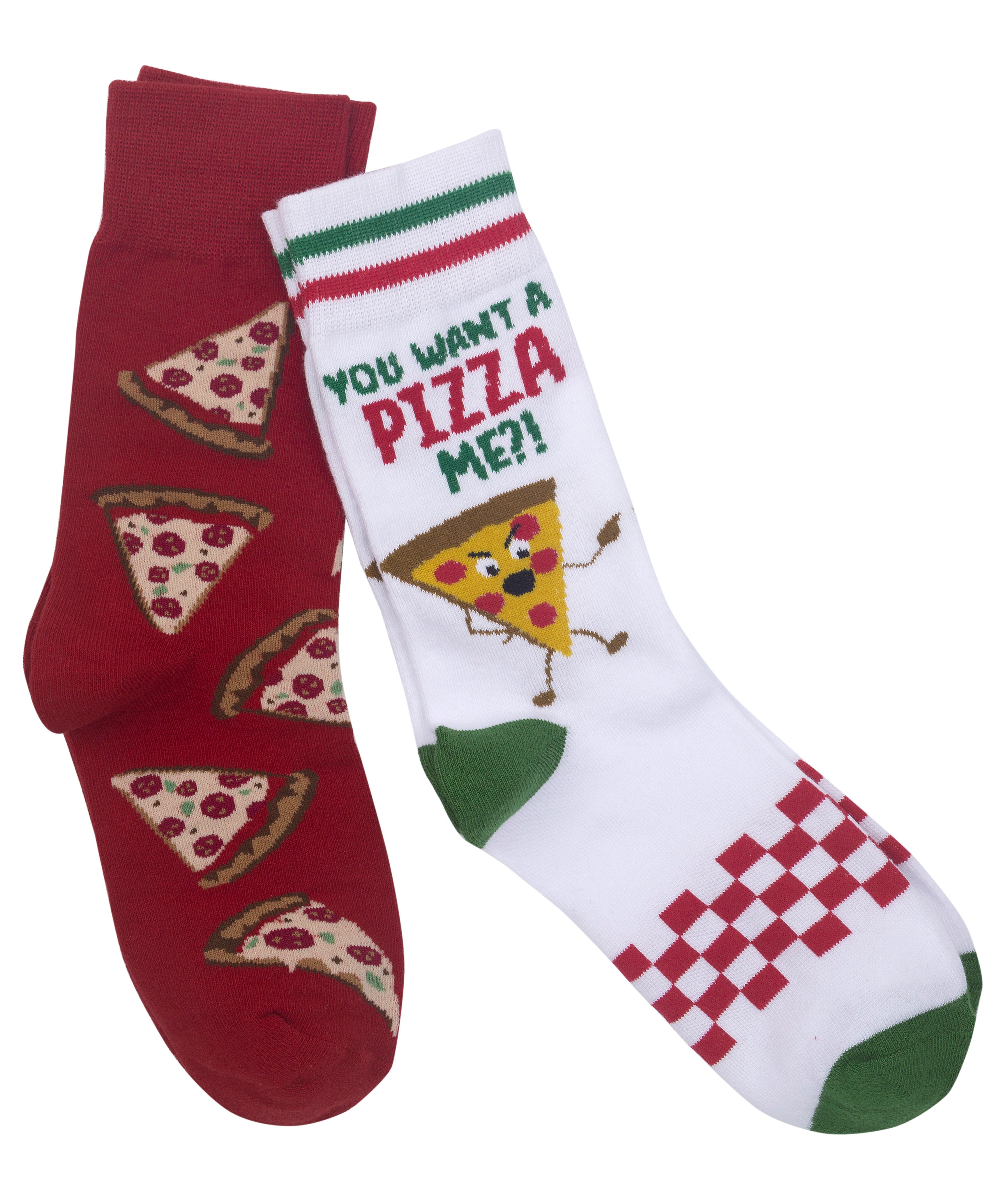 Laugh Track Pizza Socks 2 Pairs - 2 Ct , CVS