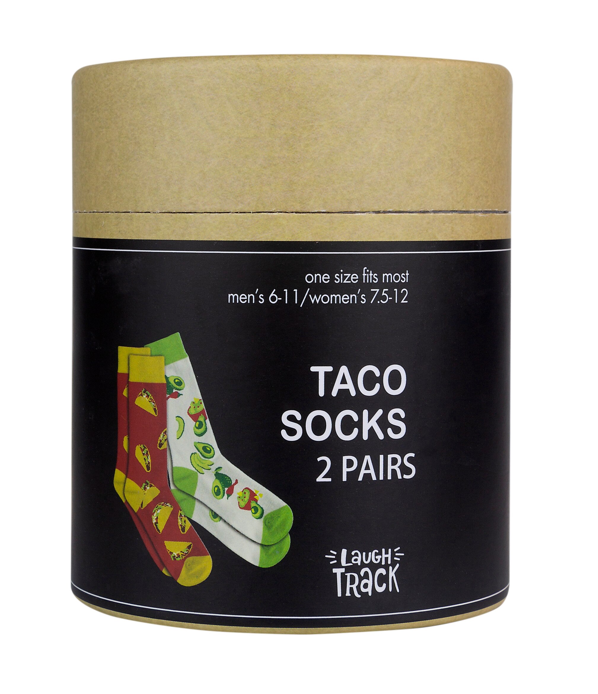 Laugh Track Taco Socks 2 Pairs - 2 Ct , CVS