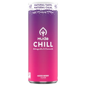 Mude Chill Mixed Berry Flavored Sparkling Beverage, 12 Oz , CVS