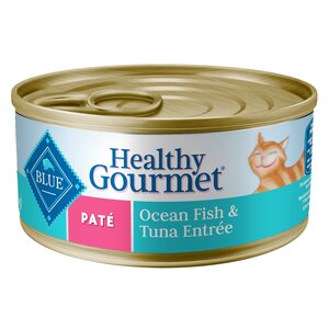 Blue Buffalo Healthy Gourmet Natural Adult Pate Wet Cat Food, Ocean Fish & Tuna Entree, 5.5 Oz , CVS