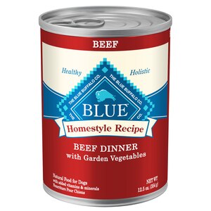  Blue Buffalo Homestyle Recipe Natural Adult Wet Dog Food, Beef Dinner, 12.5 OZ 