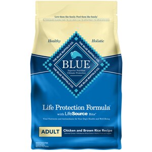 Blue Buffalo Life Protection Formula Natural Adult Dry Dog Food, Chicken and Brown Rice, 3-lb