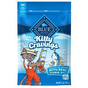  Blue Buffalo Kitty Cravings Crunchy Cat Treats, Tuna, 5 OZ 