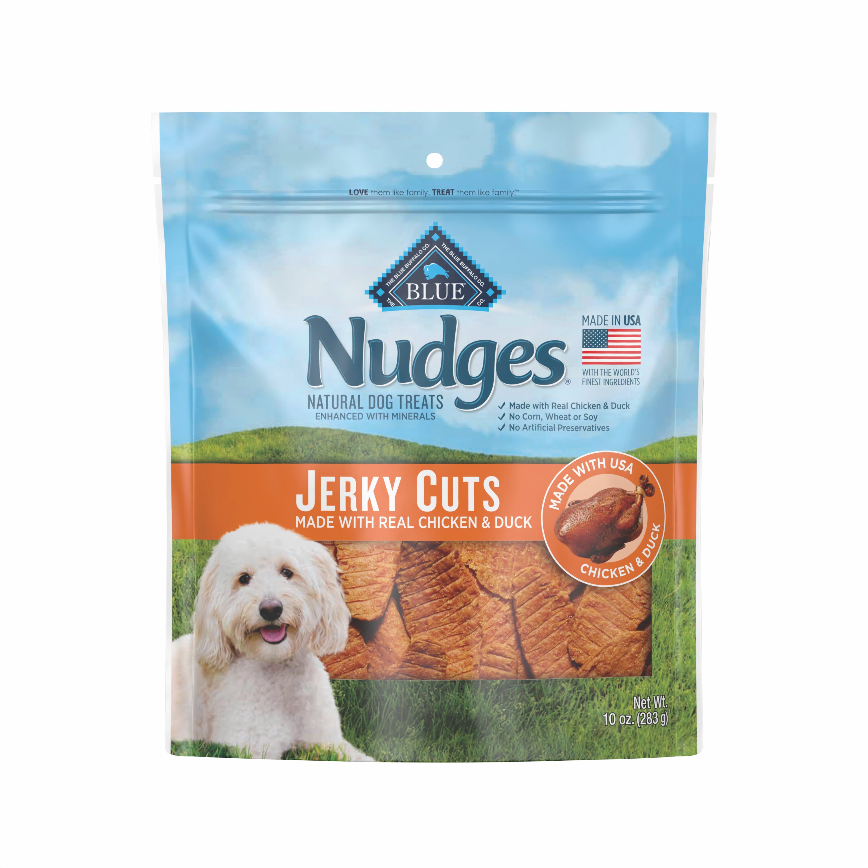 Blue Buffalo Nudges Dog Treat, Chicken & Duck Flavor - 10 Oz , CVS