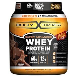 Body Fortress Super Advanced Whey Protein Powder Chocolate, 28.5 Oz , CVS