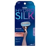 Schick Hydro Silk Metal Handle 5-Blade Razor Blade + 2 Razor Blade Refills, thumbnail image 1 of 9