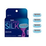 Schick Hydro Silk Moisture Care 5-Blade Razor Blade Refills, 4 CT, thumbnail image 1 of 7