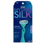 Schick Hydro Silk Sensitive Care Razor + 2 Razor Blade Refills, thumbnail image 1 of 9