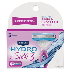 Schick Hydro Silk 3 Refills, 4 CT