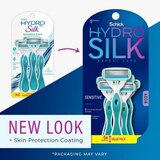 Schick Hydro Silk Sensitive Care Disposable Razors, 6 CT, thumbnail image 3 of 7