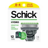 Schick Hydro Sensitive Men's 5-Blade Razor Blade Refills, thumbnail image 1 of 6