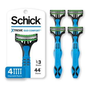 Schick Men's Xtreme3 DuoComfort Disposable Razors, 4 Ct , CVS