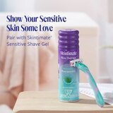 Skintimate Sensitive Skin Disposable Razors, 4 CT, thumbnail image 5 of 8