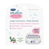 Schick Intuition Women's Razor Blade Refills, Sweet Water Lily, thumbnail image 2 of 2