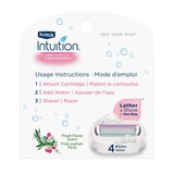 Schick Intuition Sweet Water Lily Razor Blade Refills, 3 CT, thumbnail image 2 of 2