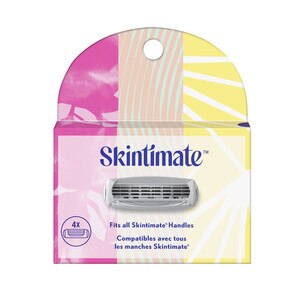  Skintimate 4-Blade Razor Blade Refills, 4 CT 