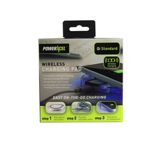 PowerXcel QI Wireless Charging, White , CVS
