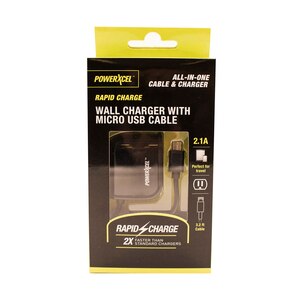 Powerxcel Wall Charger with Micro USB cable