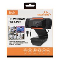 Itek 720P HD Plug and Play Webcam