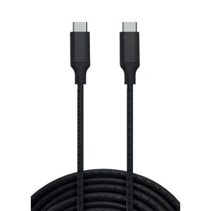 PowerXcel Type C To Type C Ultra Durable Charge And Sync Cable, Black , CVS