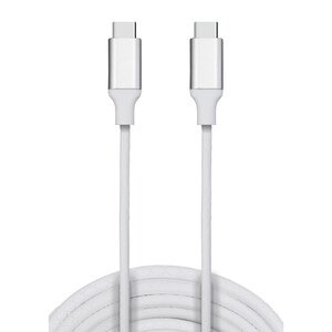 PowerXcel Type C To Type C Ultra Durable Charge And Sync Cable, White , CVS