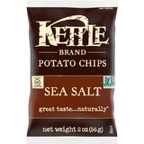 Kettle Brand Sea Salt Kettle Potato Chips, 2 oz, thumbnail image 1 of 7