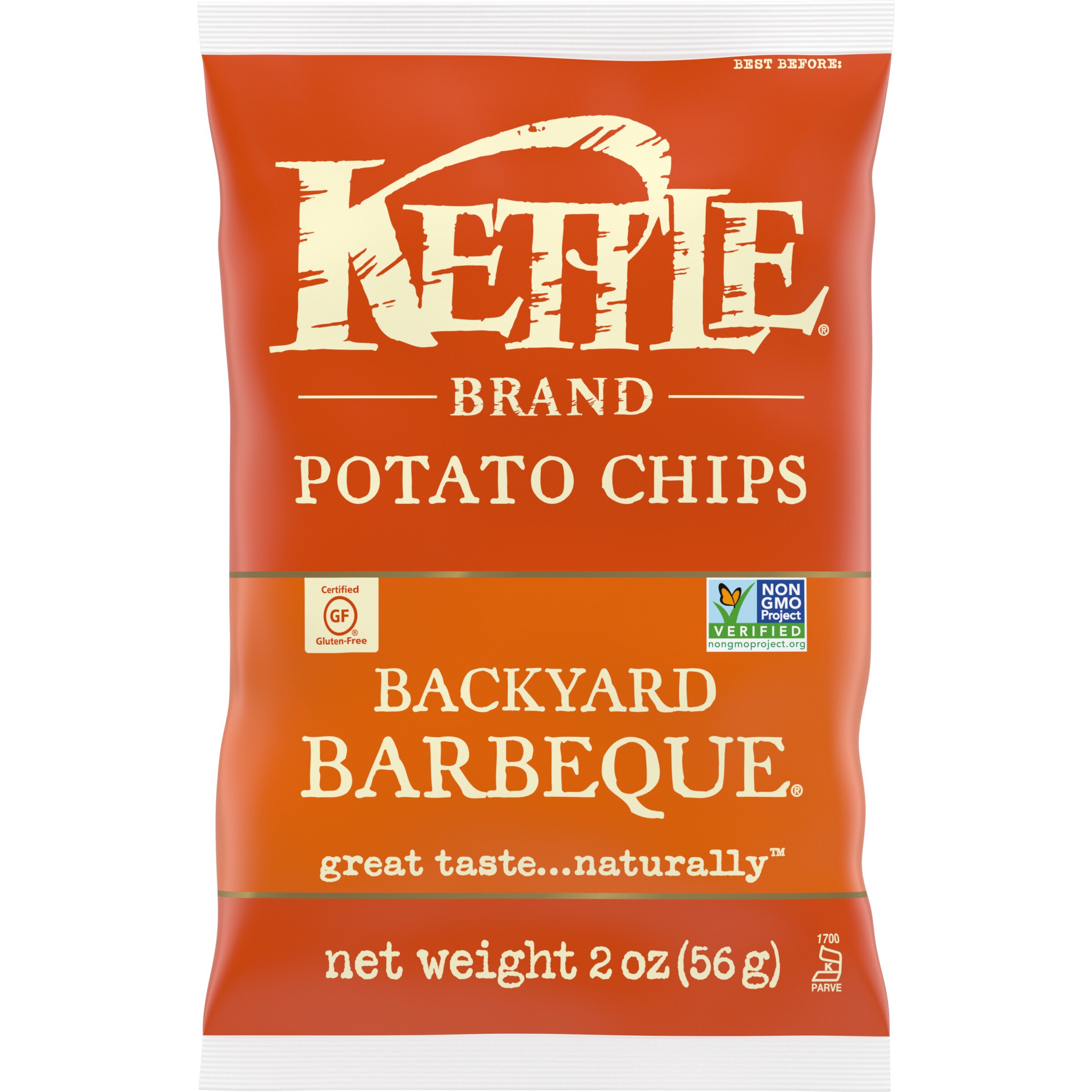 Kettle Brand Backyard Barbeque Kettle Potato Chips, 2 Oz , CVS