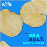Kettle Brand Sea Salt and Vinegar Kettle Potato Chips, 7.5 oz, thumbnail image 3 of 7