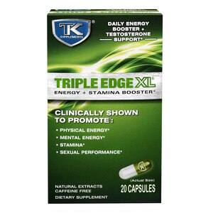 TK Supplements, Triple Edge XL, Energy and Stamina Booster, 20 CT