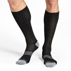 Tommie Copper Over-the-Calf Compression Socks, Black, L/XL , CVS