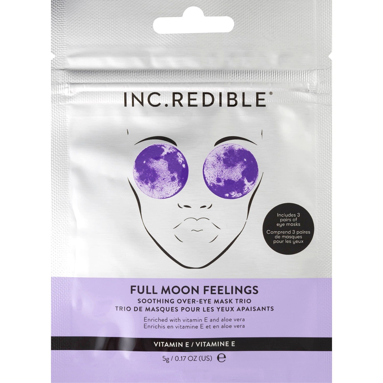 INC. Redible Full Moon Feeling Over-Eye Masks, 3 Ct , CVS