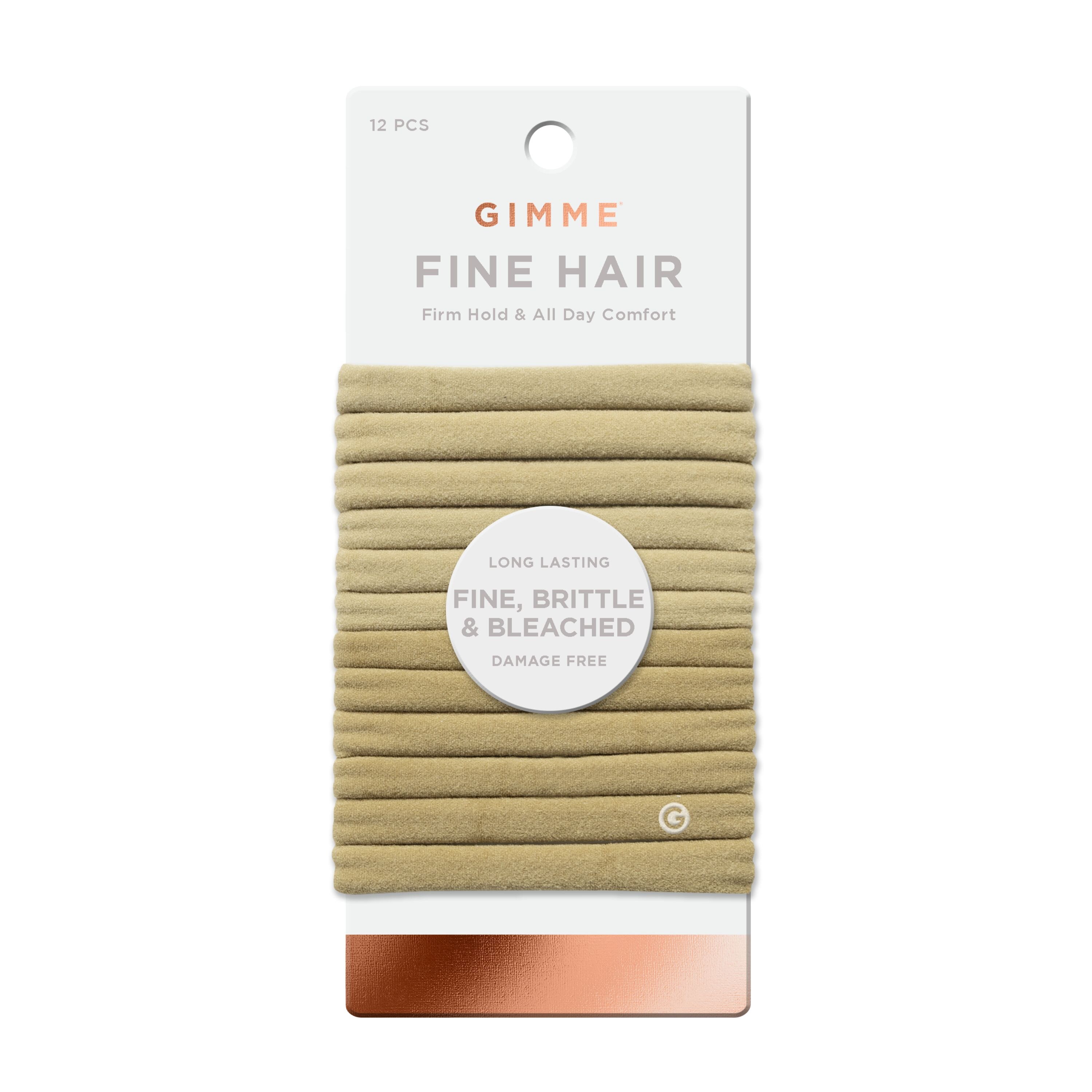 Gimme Beauty Fine Hair Bands - Blonde - 12ct
