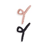 Gimme Beauty Fine Hair Loop Claw Clip - Black and Natural - 2ct, thumbnail image 2 of 5