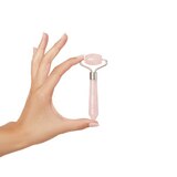 Plum Beauty Mini Rose Quartz Travel Facial Roller, thumbnail image 4 of 6