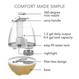 Sharper Image Ultrasonic Humidifier, thumbnail image 5 of 5