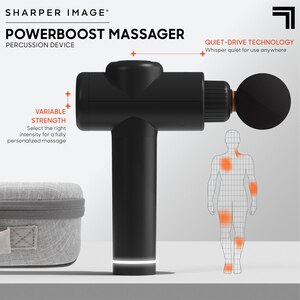  Sharper Image Powerboost Deep Tissue Massager 