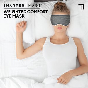 Sharper Image - Mascarilla para ojos con peso